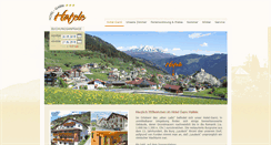 Desktop Screenshot of hotel-garni-hafele.at